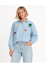 Repeat Repeat Blouse 600723 Lt. Blue