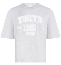 Penn & Ink N.Y. T-shirt S26F1812 Grey m. white