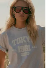 Penn & Ink N.Y. P&I T-shirt S26F1812 Grey m. white