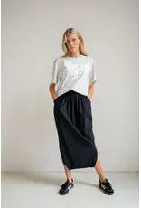 Penn & Ink N.Y. P&I T-shirt S26F1812 Grey m. white