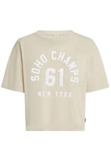 Penn & Ink N.Y. P&I T-shirt S26F1839 print Oyster white