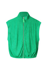 Pom Amsterdam Pom Gilet Terry palm Green