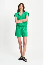 Pom Amsterdam Pom Gilet Terry palm Green