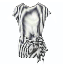 Rails Top Gabbie Ivory navy stripe