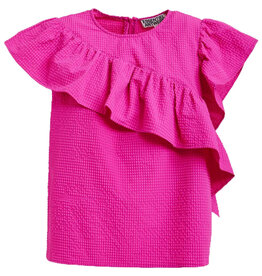 Essentiel Antwerp Essentiel Top Joojoo ruffle Mauve love
