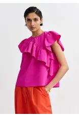 Essentiel Antwerp Essentiel Top Joojoo ruffle Mauve love
