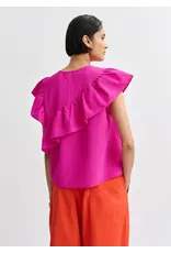 Essentiel Antwerp Essentiel Top Joojoo ruffle Mauve love