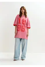 Essentiel Antwerp Essentiel Tee Jisos printed fit combo2 Forever blush