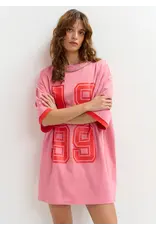 Essentiel Antwerp Essentiel Tee Jisos printed fit combo2 Forever blush