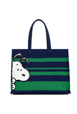 Essentiel Antwerp Essentiel Bag Jobba knitted striped Patriot blue