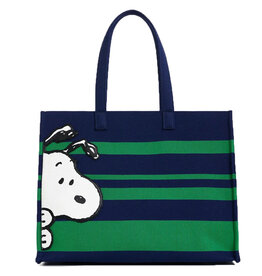 Essentiel Antwerp Essentiel Bag Jobba knitted striped Patriot blue