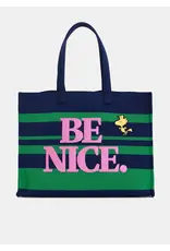 Essentiel Antwerp Essentiel Bag Jobba knitted striped Patriot blue