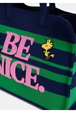 Essentiel Antwerp Essentiel Bag Jobba knitted striped Patriot blue