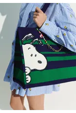 Essentiel Antwerp Essentiel Bag Jobba knitted striped Patriot blue