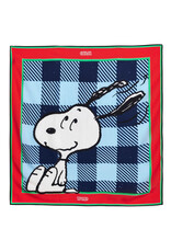 Essentiel Antwerp Essentiel Scarf Joopy printed Electric cyan