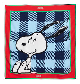 Essentiel Antwerp Essentiel Scarf Joopy printed Electric cyan