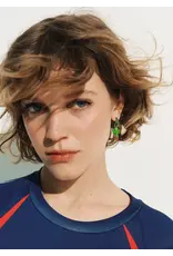 Essentiel Antwerp Essentiel Earrings Jamina with charms Electric Cyan