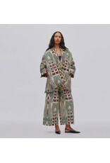 Rabens Saloner Rabens Kimono Abba ikat Forest pink sand&citrus