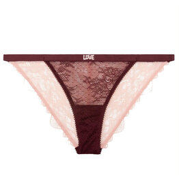 LoveStories Brief Wild Rose Burgundy