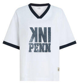 Penn & Ink N.Y. Top print S26F1885LTD White navy