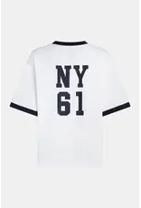 Penn & Ink N.Y. Top print S26F1885LTD White navy