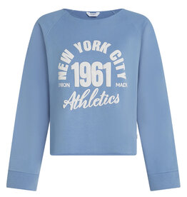 Penn & Ink N.Y. Sweater S26F1886LTD print Moonlight wash