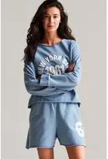 Penn & Ink N.Y. P&I Sweater S26F1886LTD print Moonlight wash