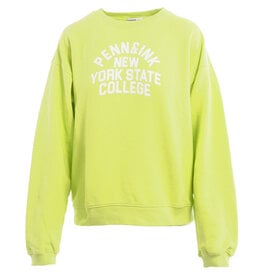 Penn & Ink N.Y. P&I Sweater S26F1880LTD print Sunny lime white
