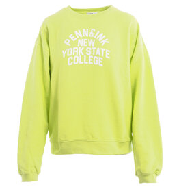 Penn & Ink N.Y. Sweater S26F1880LTD print Sunny lime white
