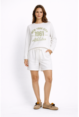 Penn & Ink N.Y. P&I Sweater S26F1886LTD print White jute