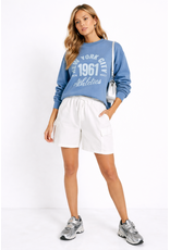 Penn & Ink N.Y. P&I Sweater S26F1886LTD print Aqua aqua