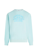 Penn & Ink N.Y. P&I Sweater S26F1880LTD print Pastel blue aqua