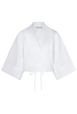 Ruby Tuesday Top Lelies kimono wrap Bright white