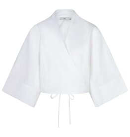 Ruby Tuesday Top Lelies kimono wrap Bright white