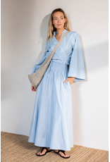 Ruby Tuesday top Lelies kimono wrap Light blue