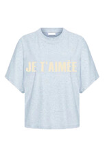 Aimee  T-Shirt SelaraHS print Blue m./Sand