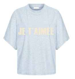 Aimee T-Shirt SelaraHS print Blue m./Sand