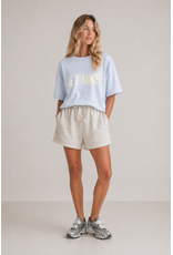 Aimee  T-Shirt SelaraHS print Blue m./Sand