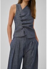 My Essential Wardrobe Top MWDazzie Dark blue wash