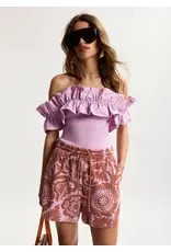 Essentiel Antwerp Shorts Jorton towel Combo2 Violette