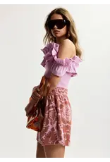 Essentiel Antwerp Shorts Jorton towel Combo2 Violette