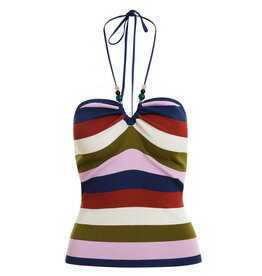 Essentiel Antwerp Top Jellie sleeveless Combo2 Patriot blue