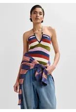 Essentiel Antwerp Top Jellie sleeveless Combo2 Patriot blue