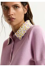 Essentiel Antwerp Polo Jember with embo collar Violette