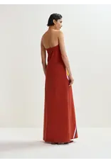 Essentiel Antwerp Dress Jannick printed combo1 Faded plum