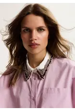 Essentiel Antwerp Essentiel Shirt Janky beaded collar Violette