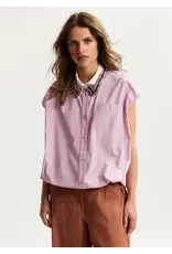 Essentiel Antwerp Essentiel Shirt Janky beaded collar Violette