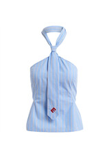 Essentiel Antwerp Top Jopje Mock the halter Combo2 Electric cyan