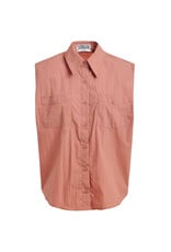 Essentiel Antwerp Shirt Jol sleeveless Etruscan red