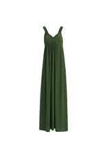 Essentiel Antwerp Dress Jacobean maxi Olive martini
